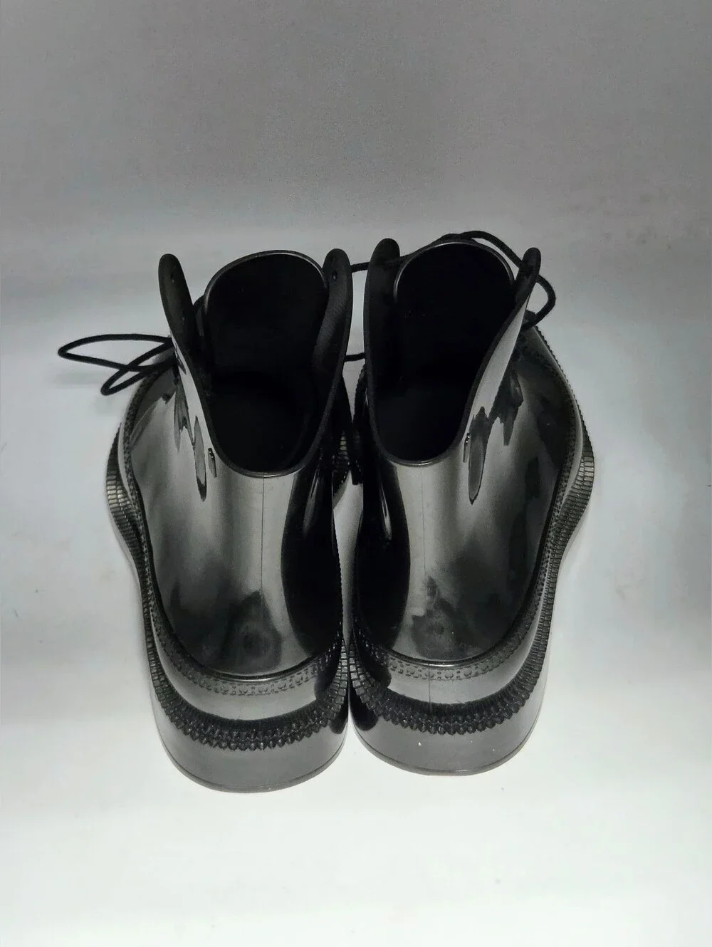 Melissa black rubber